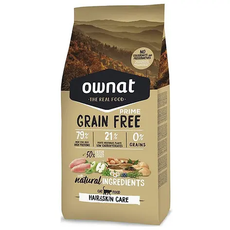 Ownat Grain Free Prime Hair & Skin 3kg