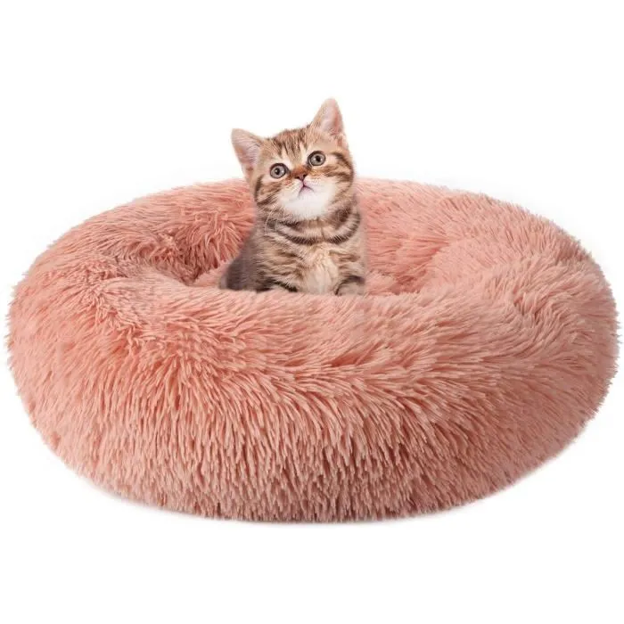 Coussin rond pour chat et petit chien