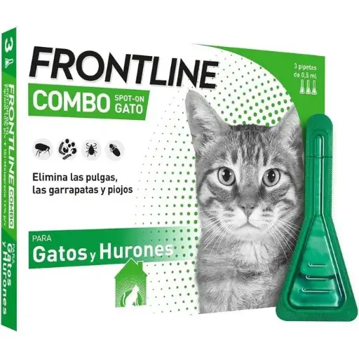Frontline Combo Spot On Front line Combo Anti-puces pour chats ×1 pipette