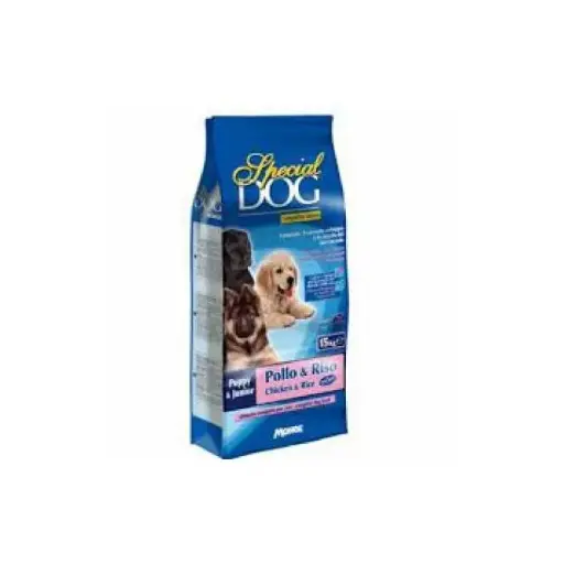 Monge SPECIAL CHIEN PUPPY & JUNIOR CROQUETTES AU POULET ET RIZ 4 KG