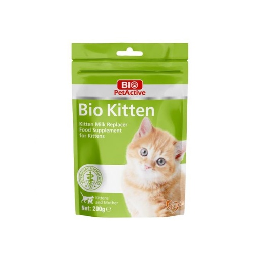 Bio PetActive Bio kitten substitut de lait pour chaton 200G