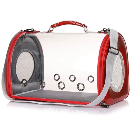 Sac de Transport Transparent Chat et petit Chien 43x27x28cm