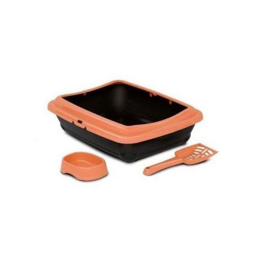kit complet bac a litière + pelle + gamelle