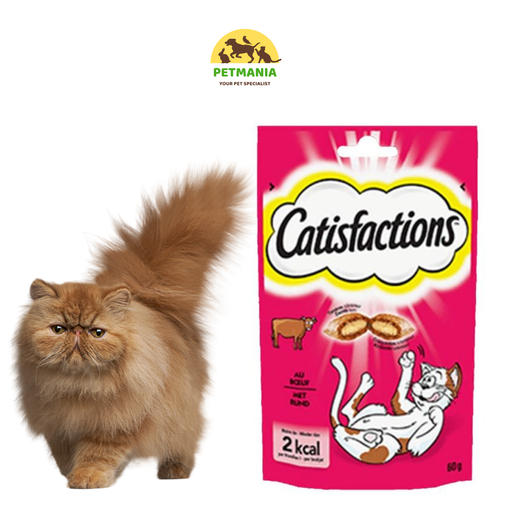 CATISFACTION CATISFACTIONS™ Friandises au bœuf pour chat et chaton 60g