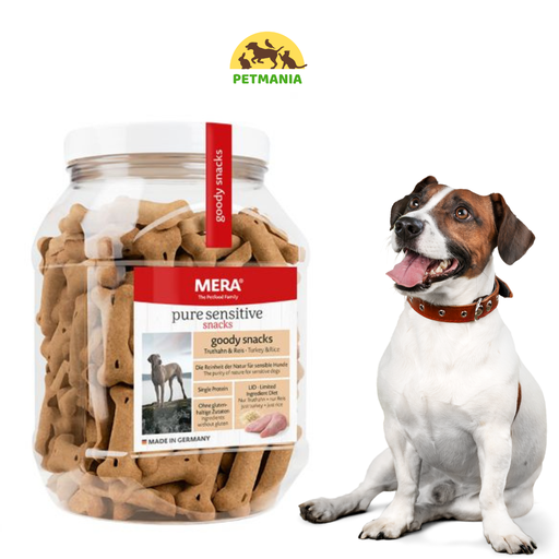Mera Dog Goody Snacks – Friandises à la dinde et au riz 600 g