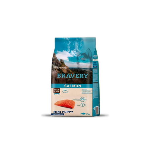 BRAVERY SALMON MINI PUPPY SMALL BREEDS 600G 