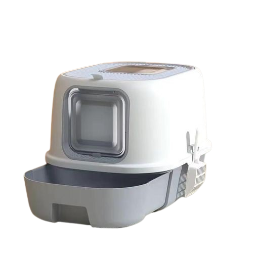 Maison de toilette pour Chat avec tiroir - rétractable