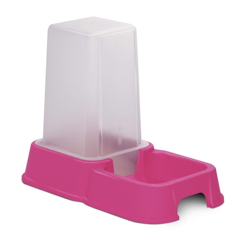 MP Bergamo Distributeur Basic Eau/Croquette pour Aquariophilie Rose  3.5LT 